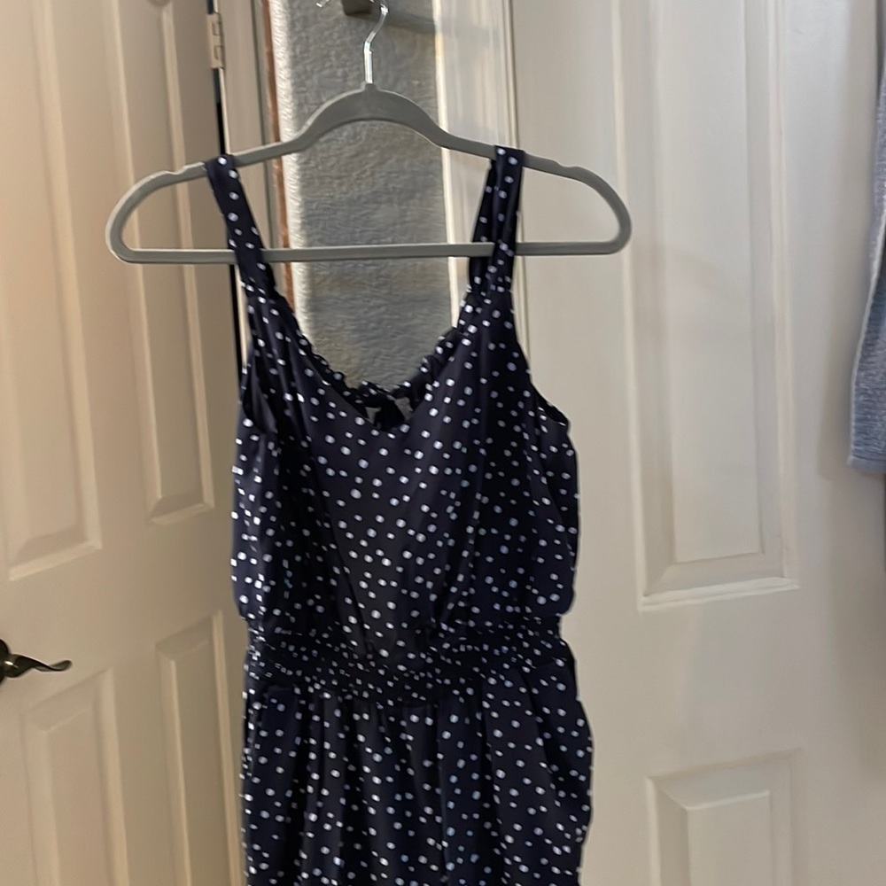 Ann Taylor Loft polka dot jumpsuit